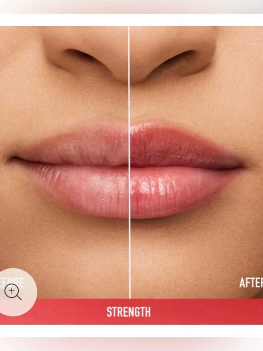 New! BARE MINERALS STRENGTH DEWY LIP GLOSS-BALM NEW FULL SIZE- color: strength